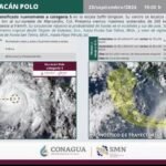 El huracán Polo vuelve a categoría 5 y amenaza a Guerrero con lluvias torrenciales