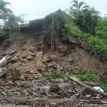 Casi 400 mm de agua en 24 horas, un fallecido y daños materiales, el saldo de Simón en Guerrero
